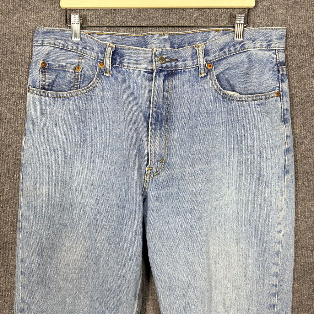 Levi's 550 Men's Jeans 38x34(36x32) Relaxed Fit Straight Leg 100% Cotton - Picture 7 of 16
